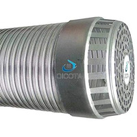 Oicota Chimney Exhaust Pipe Expended Upto 10 Ft (6 Inch Pipe With Cowl Cover)