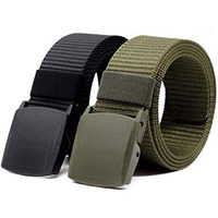 Edifier Unisex Nylon & Canvas Waist Belt (Blt063_05_Black & Green)