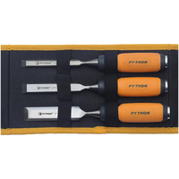 Python Pro 3Pcs Wood Chisel Carving Carpenter Set (12Mm, 19Mm, 25Mm)