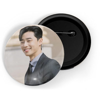Dhcrafts Pin Badges K-Drama Korean Actor Multicolour Park Seo-Joon D8 Glossy Finish Design Pack Of 1