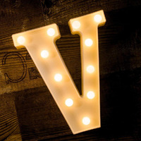 Perfect Pricee Powered Led Marquee Letter Lights, Warm White (V)