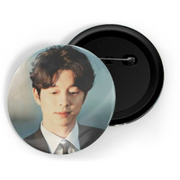 Dhcrafts Pin Badges K-Drama Korean Actor Multicolour Gong Yoo D7 Glossy Finish Design Pack Of 1