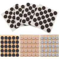 Diy Crafts 75 Pcs, Black, Furniture Felt Pads Diameter Round Self Adhesive Protects Kitchen Cabinets, Drawers, Desks And Furniture Against Bumps And Scratches (75 Pcs, Black)