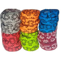 Srs Hair Printed Rubber Band For Women & Girl's (Dark Colour) Pack Of 30 Piece