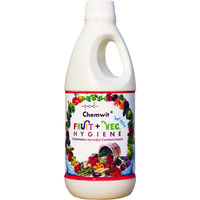 Chemwit Fruit And Vegetable Wash Hygiene (500 Ml) | Clean Fruits And Vegetables | Disinfectant Wash For Fruits & Vegetables | Remove Germs, Pesticides & Increase Shelf Life | Safe Hygiene Wash