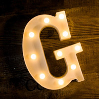 Perfect Pricee Powered Led Marquee Letter Lights, Warm White (G)