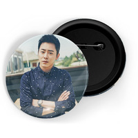 Dhcrafts Pin Badges K-Drama Korean Actor Multicolour Jo Jung -Suk D2 Glossy Finish Design Pack Of 1