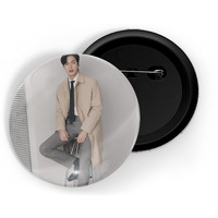 Dhcrafts Pin Badges K-Drama Korean Actor Multicolour Lee Min-Ho D7 Glossy Finish Design Pack Of 1