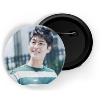 Dhcrafts Pin Badges K-Drama Korean Actor Multicolour Park Bo-Gum D1 Glossy Finish Design Pack Of 1