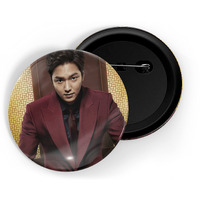 Dhcrafts Pin Badges K-Drama Korean Actor Multicolour Lee Min-Ho D17 Glossy Finish Design Pack Of 1