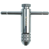 Yato Yt-2990 Ratchet Tap Wrench M5-M12 Tap Wrench Handle Tap Wrench Set Tap Wrench Adjustable Tap Wrennch 1/4 Steel Rust Resistance Chrome Finished Mechanical Automobile Industrial Tools Power Tools