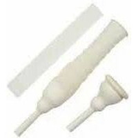 Nuwik External Condom Catcher Male Cath Urinal-10 Piece (Large), White