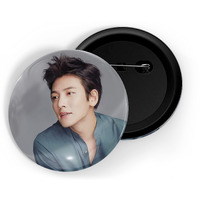 Dhcrafts Pin Badges K-Drama Korean Actor Multicolour Ji Chang-Wook D15 Glossy Finish Design Pack Of 1