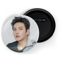 Dhcrafts Pin Badges K-Drama Korean Actor Multicolour Ji Chang-Wook D4 Glossy Finish Design Pack Of 1