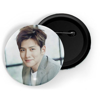 Dhcrafts Pin Badges K-Drama Korean Actor Multicolour Ji Chang-Wook D9 Glossy Finish Design Pack Of 1