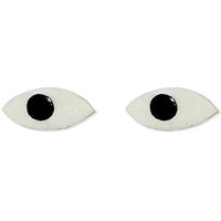 Laddu Gopal Ji, Shri Krishna, Gopala Ji, Thakurji, Kanha, Kanhaya ( ),(), () & Another Idol/Netra/Eyes - 8 Pair With Gum - Eyes Size/No - 4"