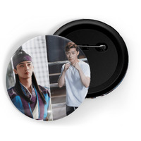 Dhcrafts Pin Badges K-Drama Korean Actor Multicolour Park Seo-Joon D3 Glossy Finish Design Pack Of 1