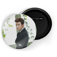 Dhcrafts Pin Badges K-Drama Korean Actor Multicolour Ji Chang-Wook D6 Glossy Finish Design Pack Of 1