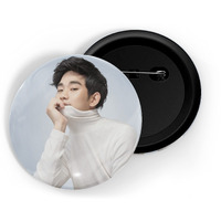 Dhcrafts Pin Badges K-Drama Korean Actor Multicolour Kim Soo-Hyun D4 Glossy Finish Design Pack Of 1
