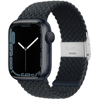 Sounce Compatible With Watch Bands 38Mm 40Mm 41Mm, Watch Bands For Women Men, Adjustable Braided Solo Loop With Buckle Elastic Sport Bands For Watch Se Series 7/6/5/4/3/2/1
