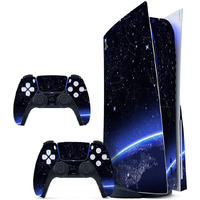Gadgets Wrap Printed Vinyl Skin Sticker Decal For Sony Ps5 Playstation 5 Disc Edition Console & 2 Controller (Skin Only, Console & Controller Not Included.) - Horizon Multicolor