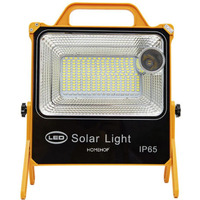 Homehop 100W Solar Led Emergency Light Rechargeable Multiple Charging Interfaces, Portable , Waterproof ,Camping Lamp For Home ,Outdoor And Indoor (Abs, Cool White)