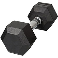 Technix Hex Rubber Dumbbells -12.5 Kg