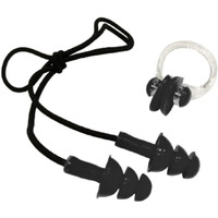 Digital Shoppy Silicone Swimming Nose Clip With Ear Plugs Set For Swimming Or Other Watersports (Black)
