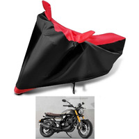 Auto Hub Water Resistant Bike Body Cover For Tvs Ronin - Black/Red