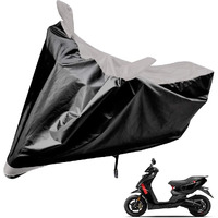 Auto Hub Water Resistant Bike Body Cover For Ather 450X - Black/Silver