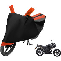 Auto Hub Water Resistant Bike Body Cover For Tvs Raider - Black/Orange
