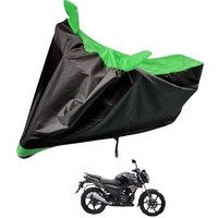 Auto Hub Water Resistant Bike Body Cover For Tvs Raider - Black/Green