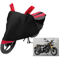 Auto Hub Water Resistant Bike Body Cover For Tvs Ronin - Black/Red