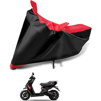 Auto Hub Water Resistant Bike Body Cover For Ather 450X - Black/Red