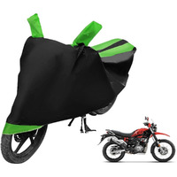 Auto Hub Water Resistant Bike Body Cover For Hero Xpulse 200 - Black/Green
