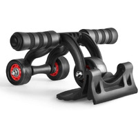 Karomouj Kma278 Abs Roller Abdominal Exerciser Abdominal Exercise Roller-Wheel With Anti Slip Handle For Tummy Gym Workout, Multicolor