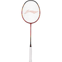 Li-Ning Combat Z8 Strung Badminton Racquet, Red/Black/Gold