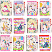 Parteet Mix Stationary Gift Set Birthday Party Return Gift For Kids (Diary With Pen 12Pc)