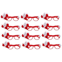 Kriwin 12 Pcs Christmas Goggles Accessories For Kids, Party, Decoration, Festival Fun (Goggles)