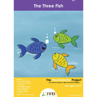 Ivei Panchatantra Kids Learning Book - Workbook And Diy Coasters Of Panchatantra Story - Colouring Activity Worksheets - Creative Fun Activity And Education For Kids - The Three Fish ( Age 4 To 7 Years )