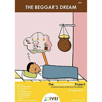 Ivei Panchatantra Story Kids Learning Book - Workbook And 2 Diy Bookmarks - Colouring Activity Worksheets - Creative Fun Activity And Education For Kids - The Beggars Dream (Age 4 To 7 Years)