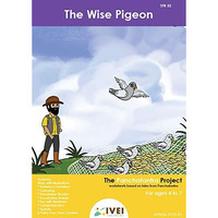 Ivei Panchatantra Story Kids Learning Book - Workbook And 2 Diy Coasters - Colouring Activity Worksheets - Creative Fun Activity And Education For Kids - The Wise Pigeon (Age 4 To 7 Years)