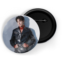 Dhcrafts Pin Badges K-Drama Korean Actor Multicolour Lee Min-Ho D6 Glossy Finish Design Pack Of 1