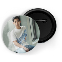 Dhcrafts Pin Badges K-Drama Korean Actor Multicolour Kim Soo-Hyun D1 Glossy Finish Design Pack Of 1
