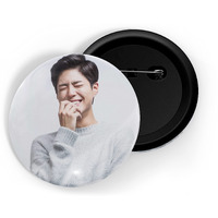 Dhcrafts Pin Badges K-Drama Korean Actor Multicolour Park Bo-Gum D3 Glossy Finish Design Pack Of 1