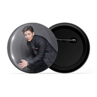 Dhcrafts Pin Badges K-Drama Korean Actor Multicolour Ji Chang-Wook D11 Glossy Finish Design Pack Of 1