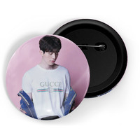 Dhcrafts Pin Badges K-Drama Korean Actor Multicolour Lee Dong-Wook D8 Glossy Finish Design Pack Of 1
