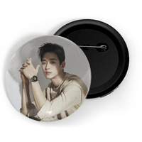 Dhcrafts Pin Badges K-Drama Korean Actor Multicolour Kim Soo-Hyun D5 Glossy Finish Design Pack Of 1