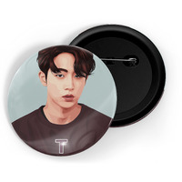 Dhcrafts Pin Badges K-Drama Korean Actor Multicolour Nam Joo-Hyuk D8 Glossy Finish Design Pack Of 1