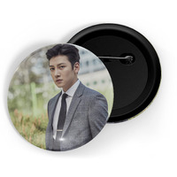 Dhcrafts Pin Badges K-Drama Korean Actor Multicolour Ji Chang-Wook D12 Glossy Finish Design Pack Of 1